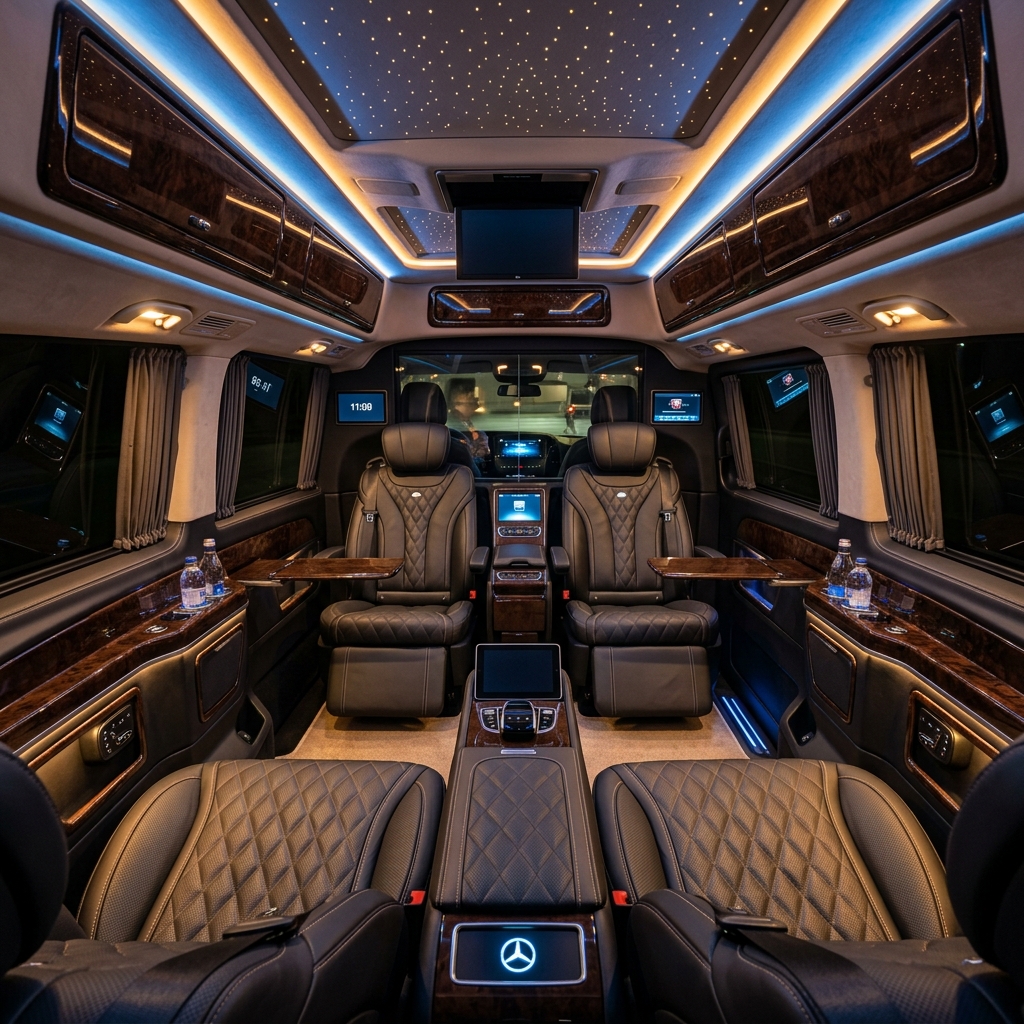Bicar VIP Transfer Hakkımızda - Mercedes Vito İçi